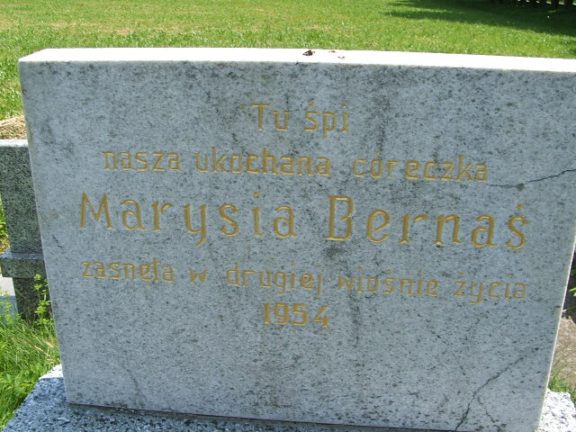 Maria Bernaś 1954 Polanka Wielka - Grobonet - Wyszukiwarka osób pochowanych