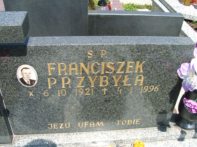 Franciszek Przybyła 1921 Polanka Wielka - Grobonet - Wyszukiwarka osób pochowanych